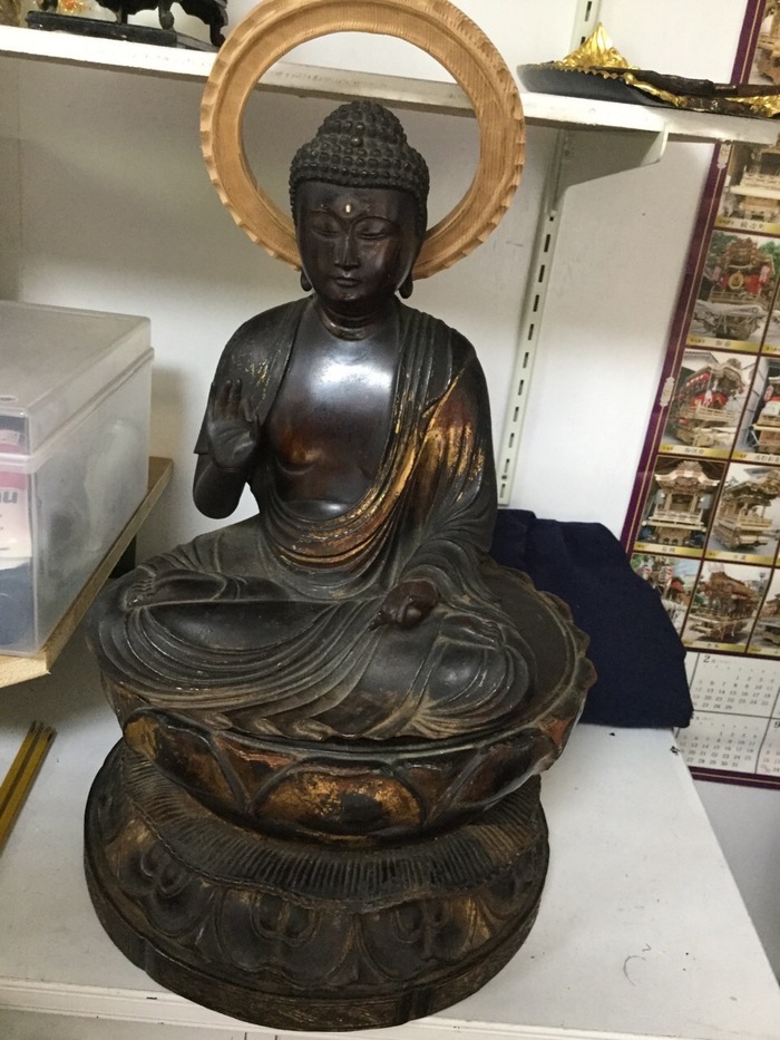 光背の下地 光背の下地